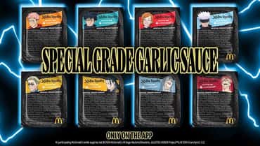 McDonald's Announces JUJUTSU KAISEN-Inspired Special Grade Garlic Sauce Available July 9th