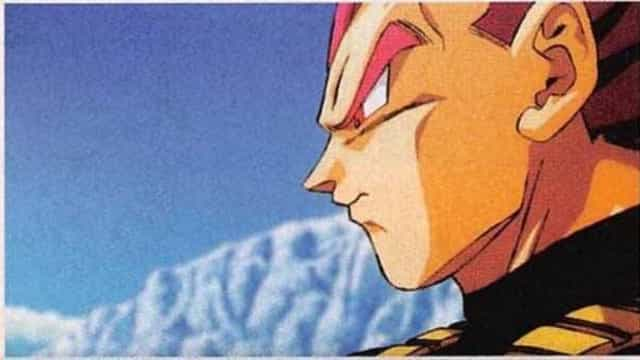 vegeta turning super saiyan