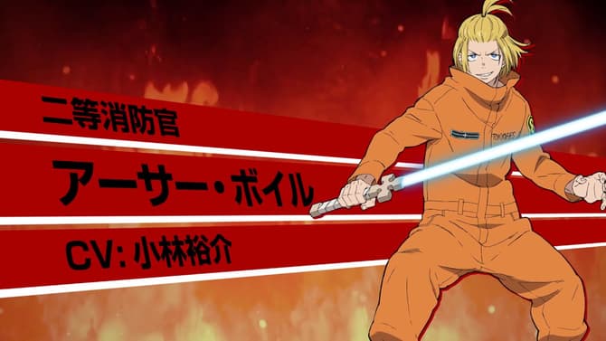 FIRE FORCE Anime Series Shares Arthur Boyle Character Introduction Trailer