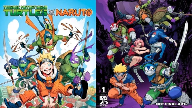 TEENAGE MUTANT NINJA TURTLES X NARUTO Crossover Comic Series Officially Announced