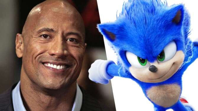 Dwayne Johnson Comments On Being Referenced In New SONIC THE HEDGEHOG Movie Promo