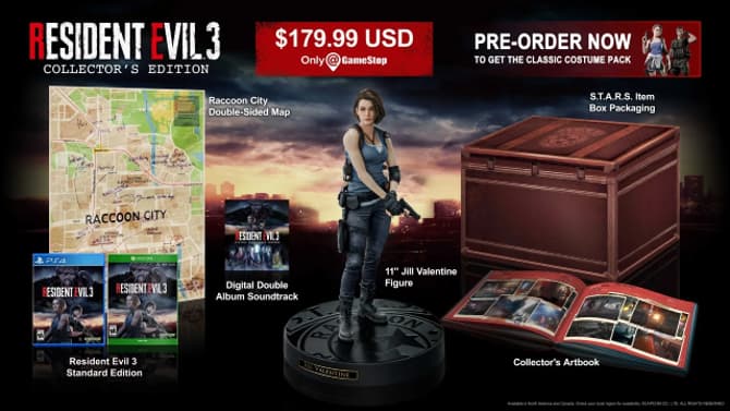 Here's What's Included In RESIDENT EVIL 3 Remake Collector's Edition; Pre-Orders Available Now!