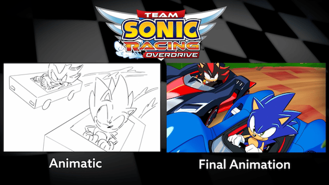 TEAM SONIC RACING OVERDRIVE: New Video Compares Final Animation With Early Stages Of Development