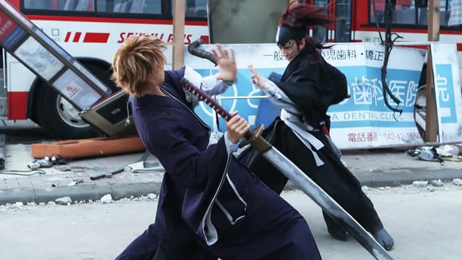 New Stills From WB Japan's Live-Action BLEACH Film Reveal An Intense Renji vs Ichigo Encounter