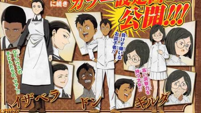 THE PROMISED NEVERLAND Anime Shares Its Official Character Designs