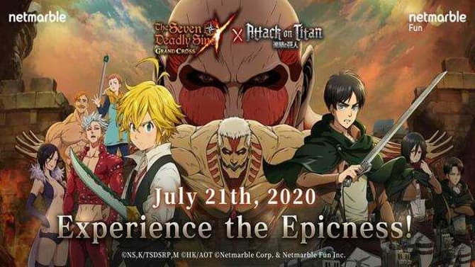 THE SEVEN DEADLY SINS: GRAND CROSS Mobile Game Is Pairing With ATTACK ON TITAN