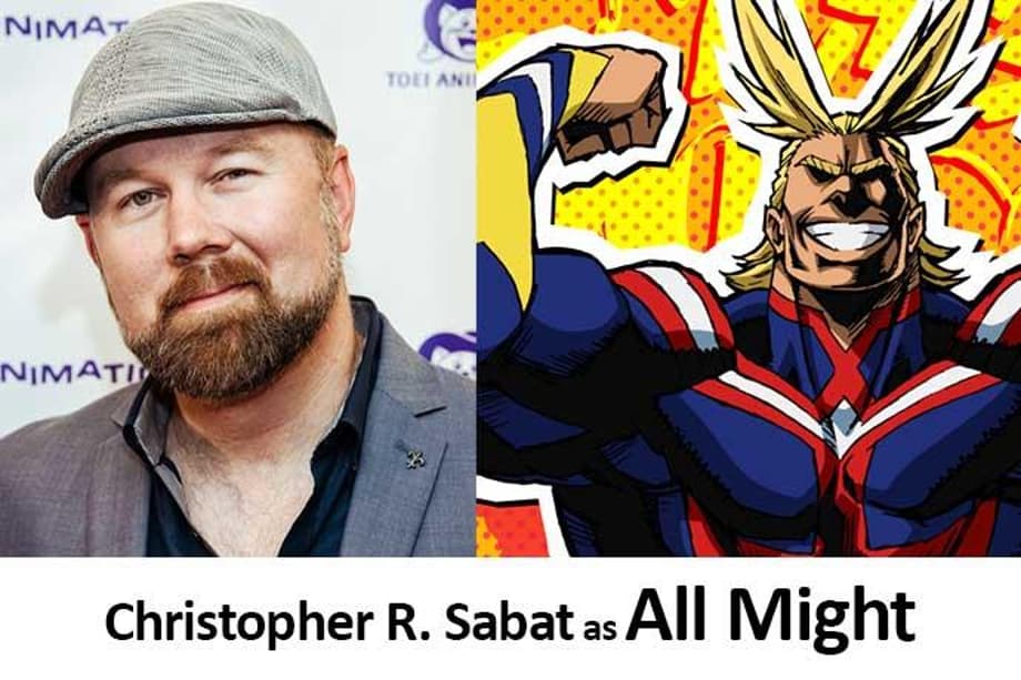 My Hero Academia English Voice Cast - Christopher R. Sabat as All Might