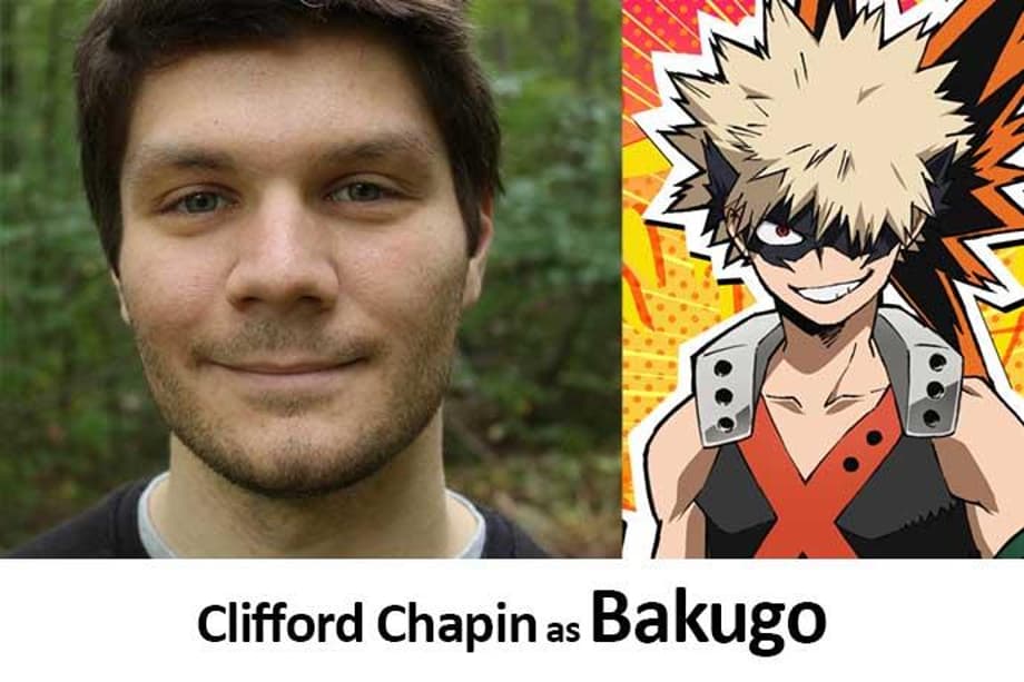 My Hero Academia English Voice Cast - Clifford Chapin as Bakugo
