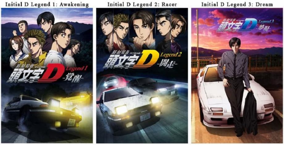 Azoland Pictures To Bring The INITIAL D Anime Film Trilogy To North American Theaters Later This Month