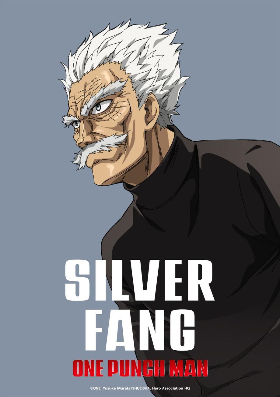 One-Punch Man Season 3 anime Silver Fang hero visual