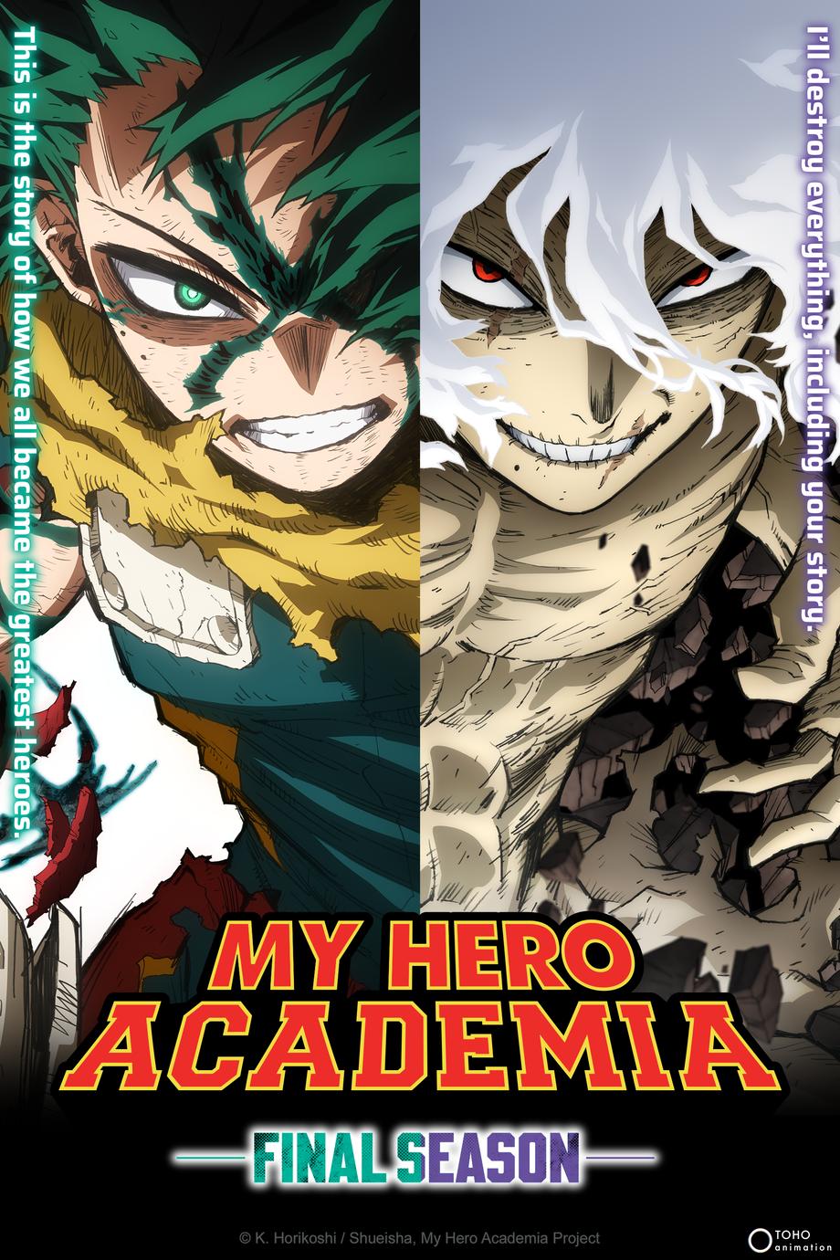 My Hero Academia Final Season Key Art