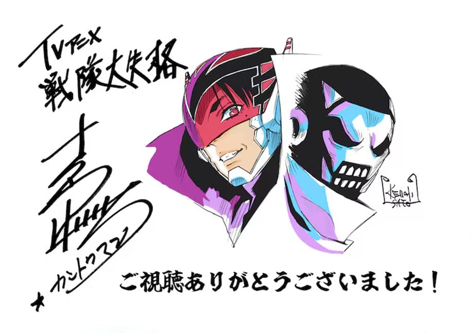 Go! Go! Loser Ranger! anime commemorative illustration