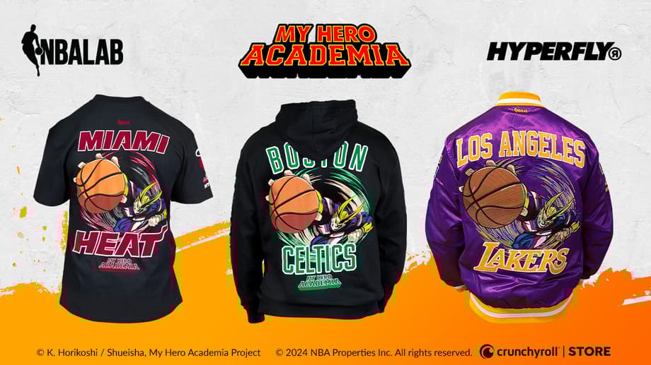 My Hero Academia NBA Collab - Miami Heat, Boston Celtics, Los Angeles Lakers