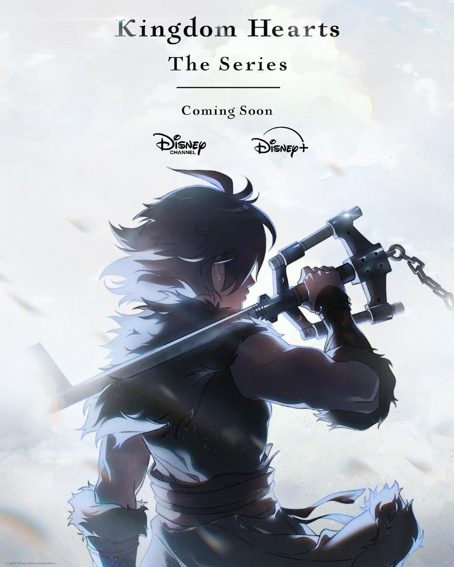 kingdom hearts anime key art