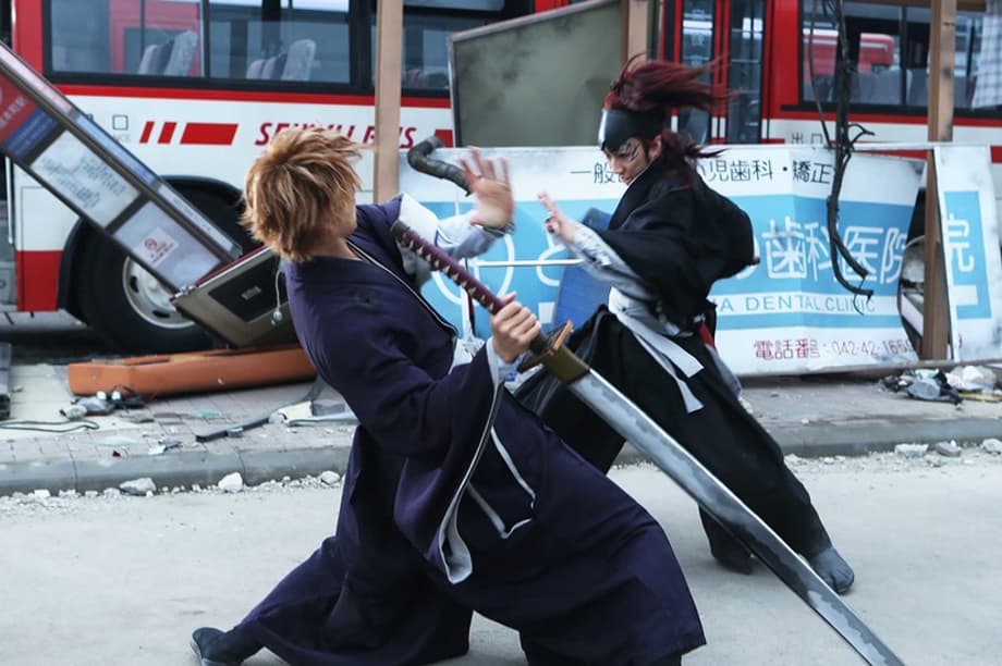 New Stills From WB Japan's Live-Action BLEACH Film Reveal An Intense Renji vs Ichigo Encounter