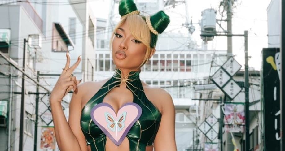 JOJO'S BIZARRE ADVENTURE: STONE OCEAN Sees Rapper Megan Thee Stallion Cosplay Jolyne Cujoh