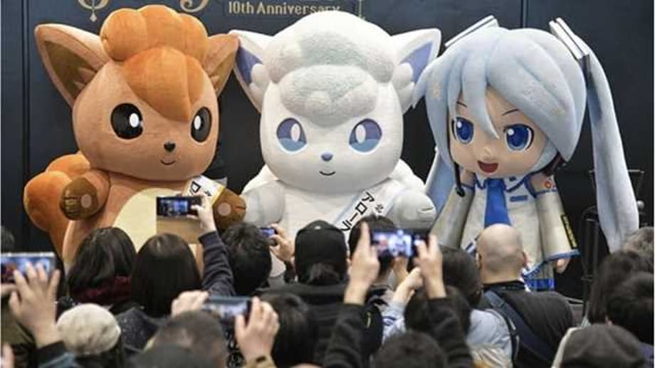 Sapporo Snow Fest 2020 Sees A Collaboration Between Anime Vocalist Hatsune Miku And Alolan Vulpix