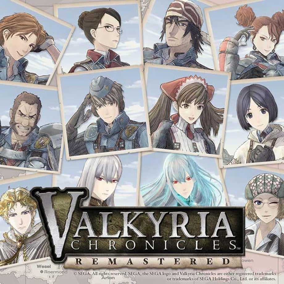 Valkyria Chronicles Remastered Avatars