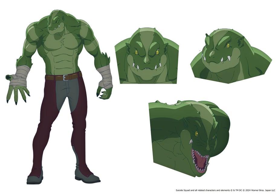 Suicide Squad ISEKAI Killer Croc character sheet