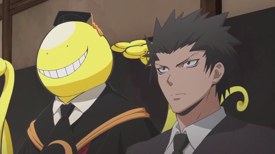 Check Out The New ASSASSINATION CLASSROOM "Dad Is In Charge" Clip From Season One Part 2!