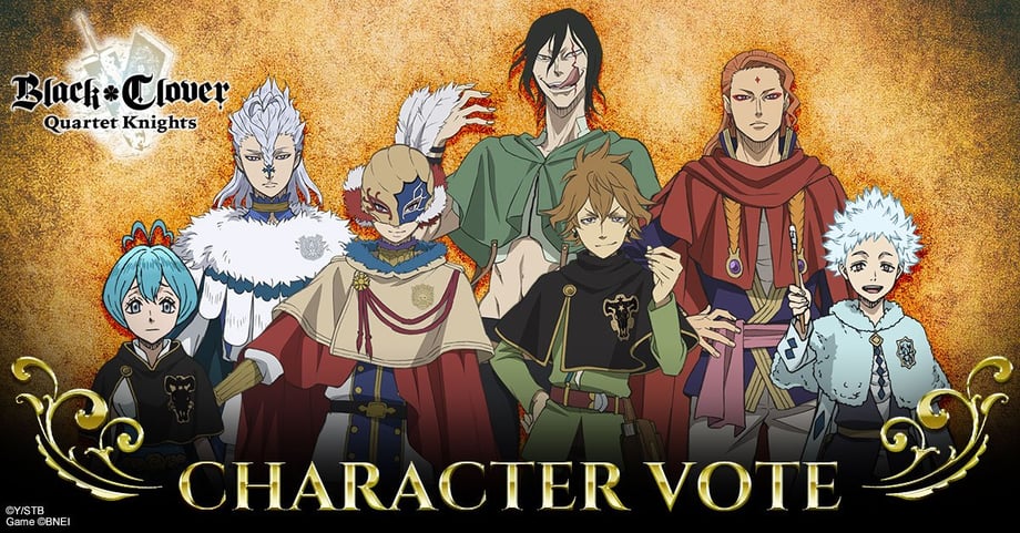 Bandai Namco Is Letting YOU Choose The Next DLC Character For BLACK CLOVER: QUARTET KNIGHTS