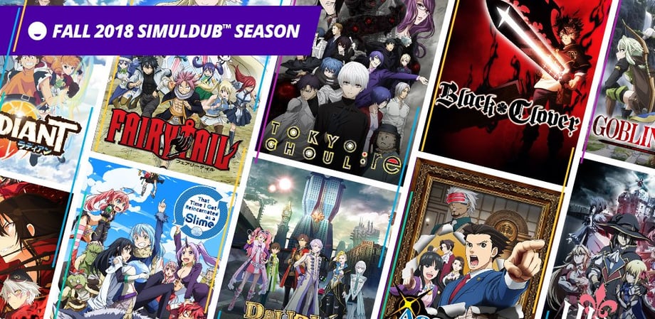 Funimation Reveals The Complete Fall SimulDub Premiere Dates