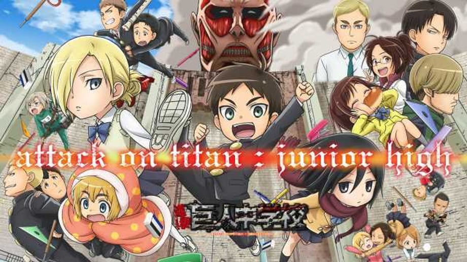 NEW ATTACK ON TITAN: JUNIOR HIGH "Late for School!!" Official Clip