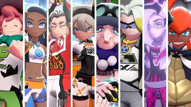 Pokémon Sword & Shield Art: Galar Gym Leaders