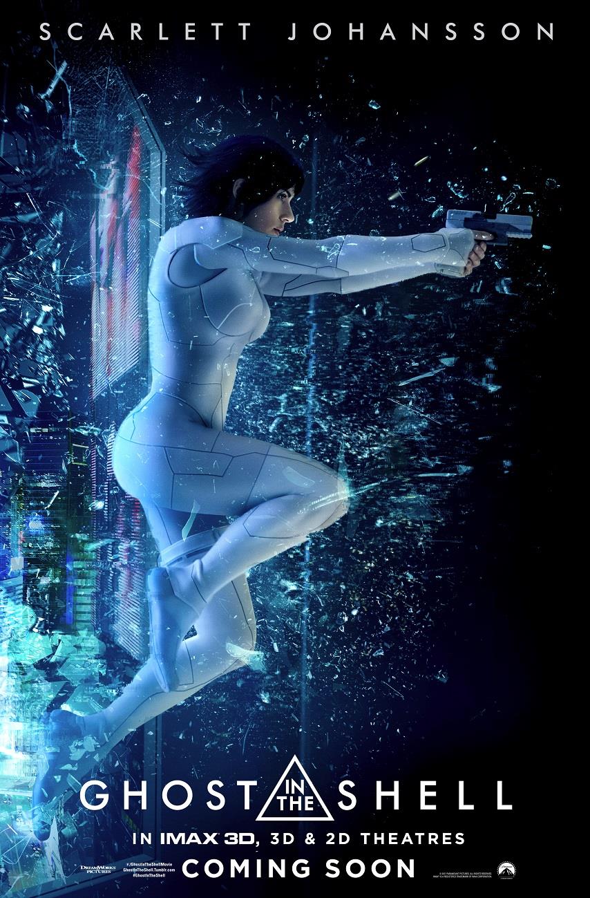 Scarlett Johansson GHOST IN THE SHELL IMAX Poster